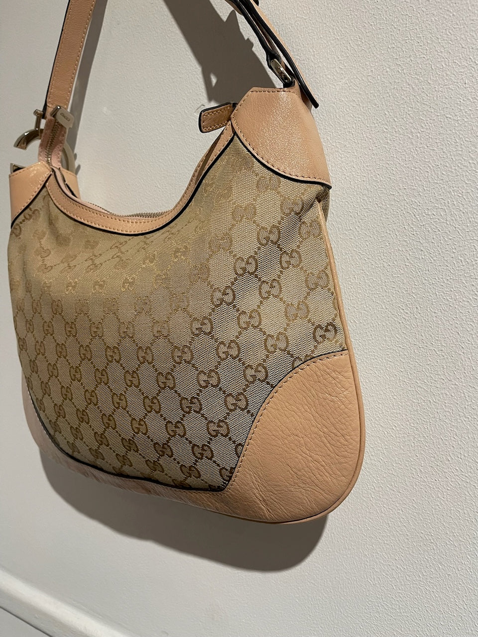 Sac Gucci toile beige