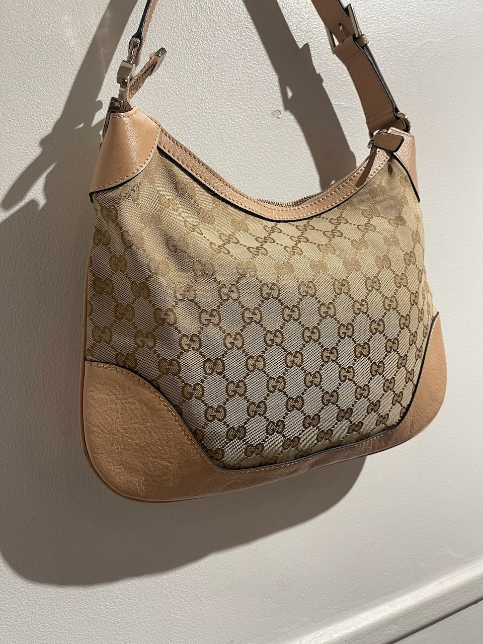 Sac Gucci toile beige