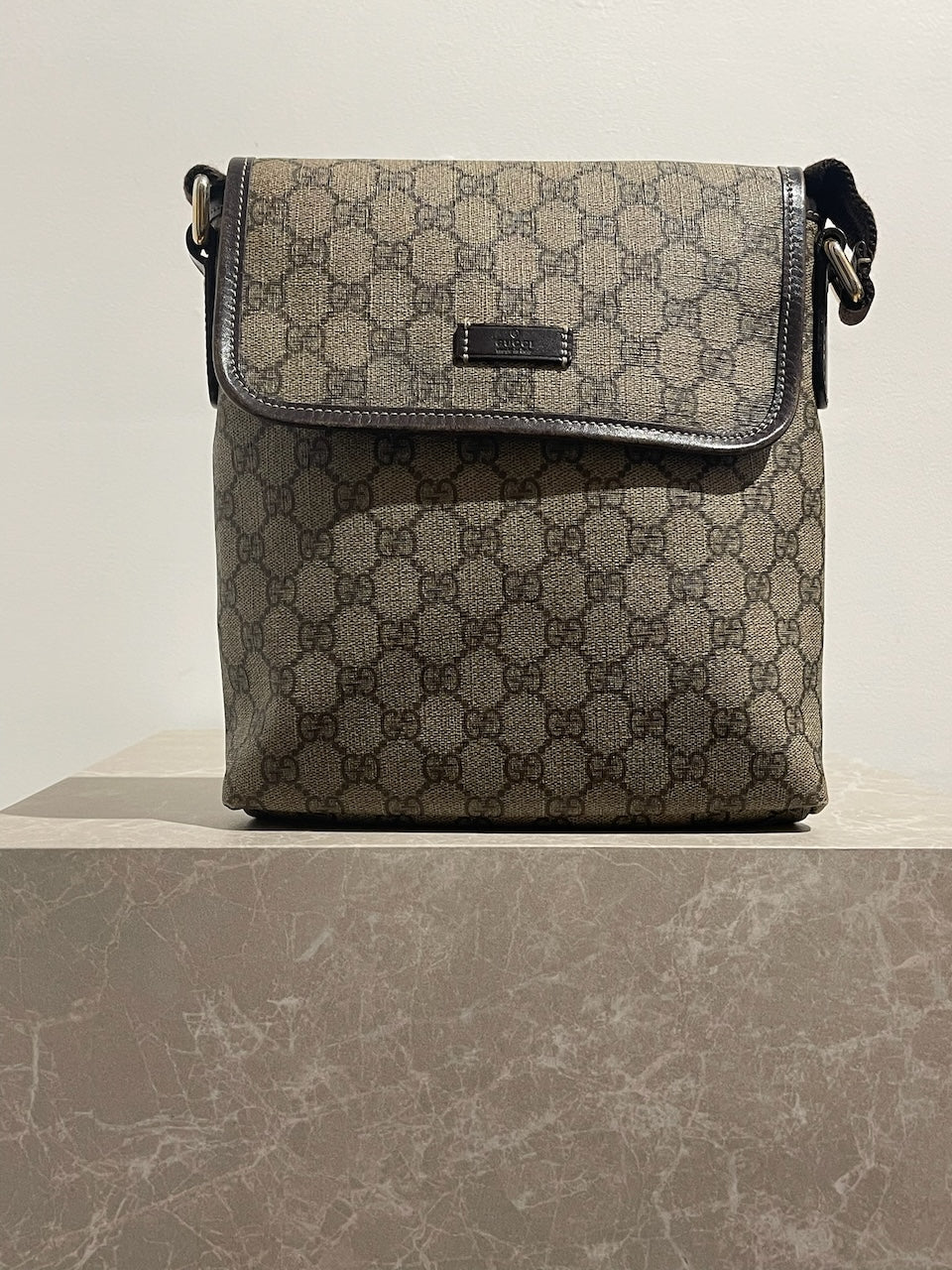 Sac Gucci toile beige