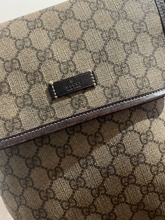 Sac Gucci toile beige