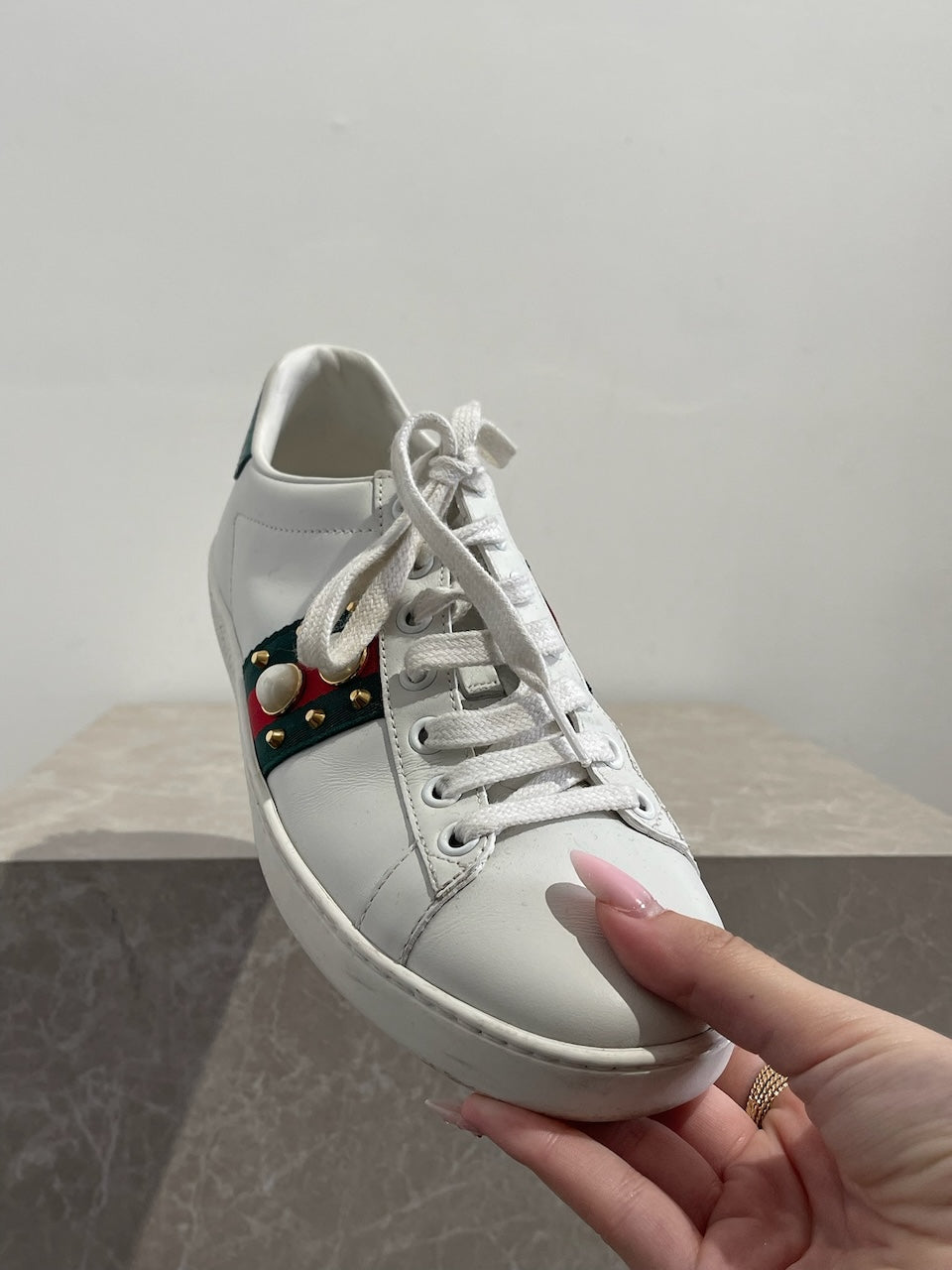 Baskets Gucci Ace blanches T.37