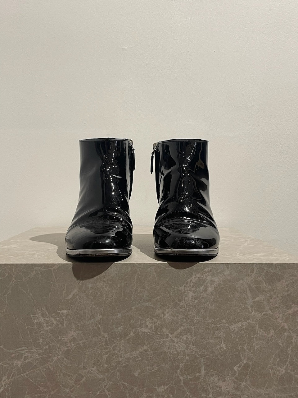 Bottines Chanel noires T.37,5