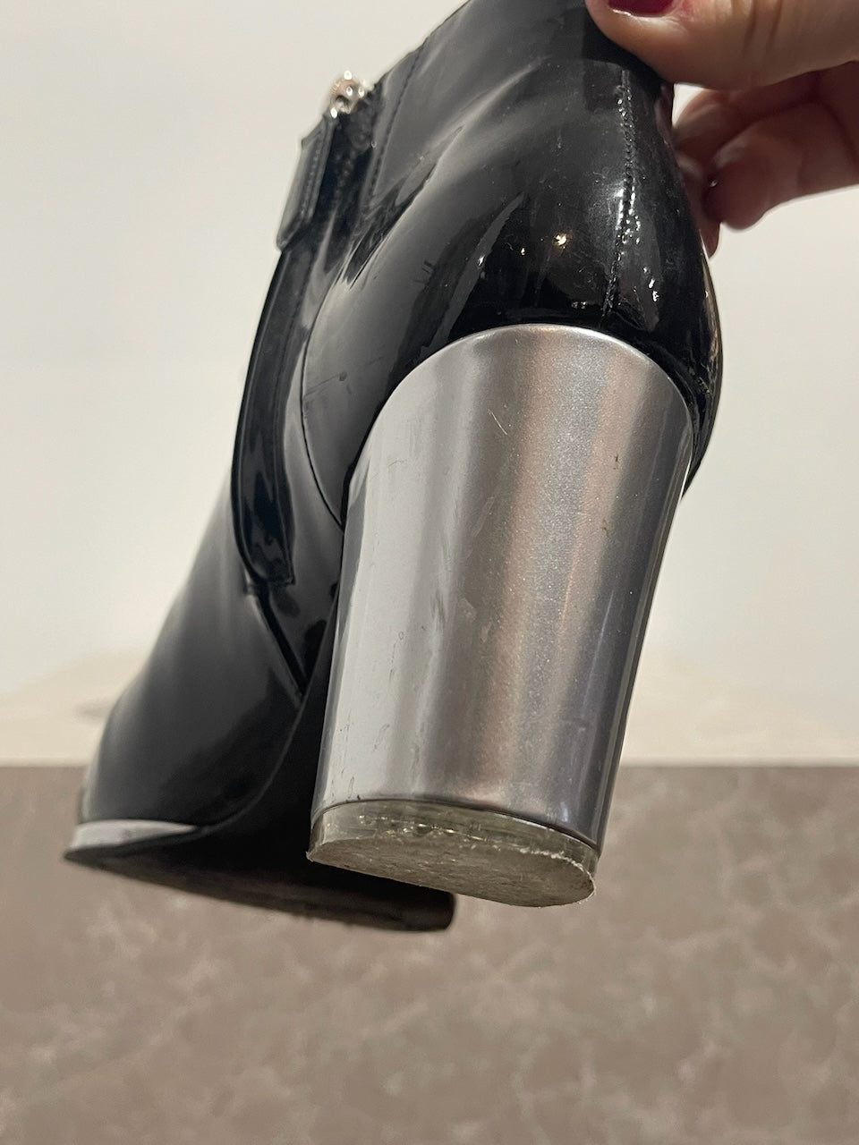 Bottines Chanel noires T.37,5