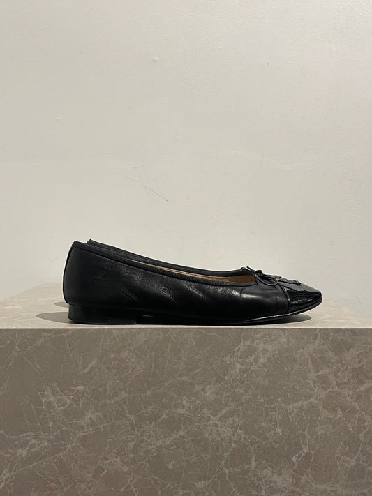 Ballerines Chanel noires T.37,5