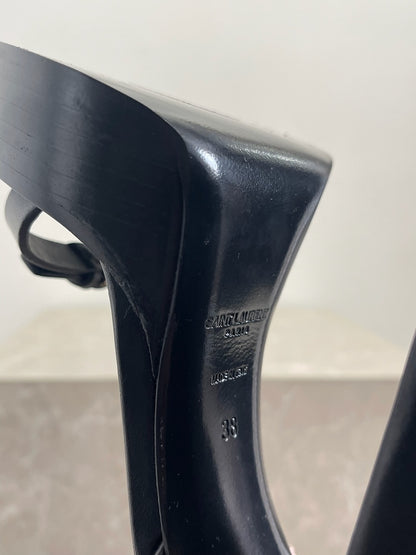 Sandales Saint Laurent noires T.38