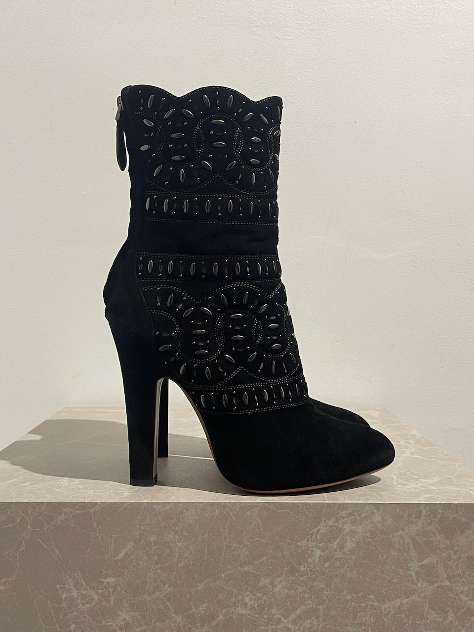 Bottines Alaia noires T.39