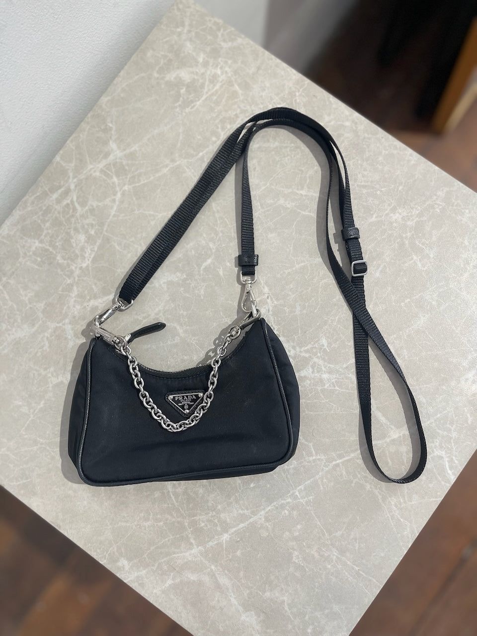 Sac Prada Re-Edition noir