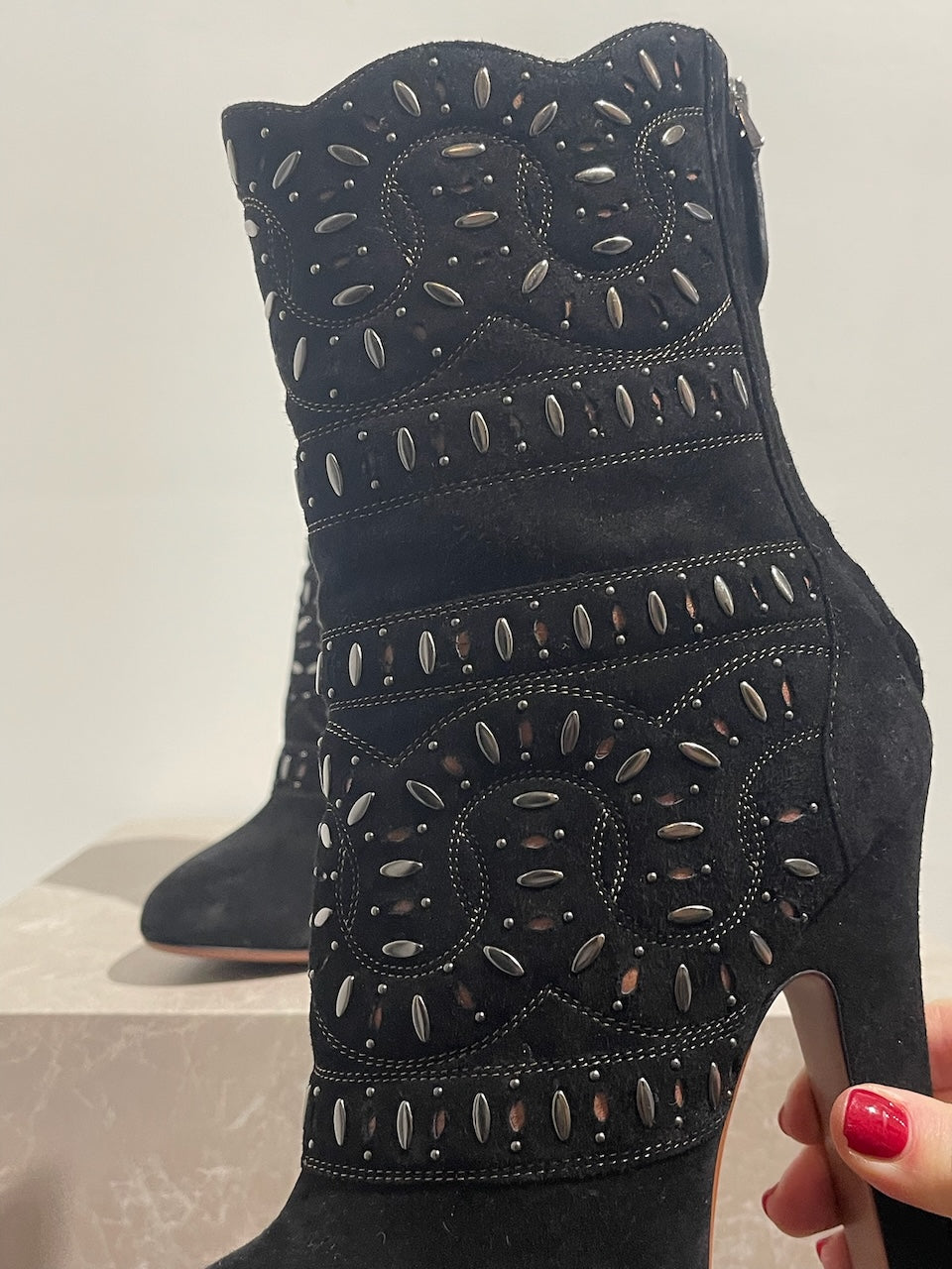 Bottines Alaia noires T.39