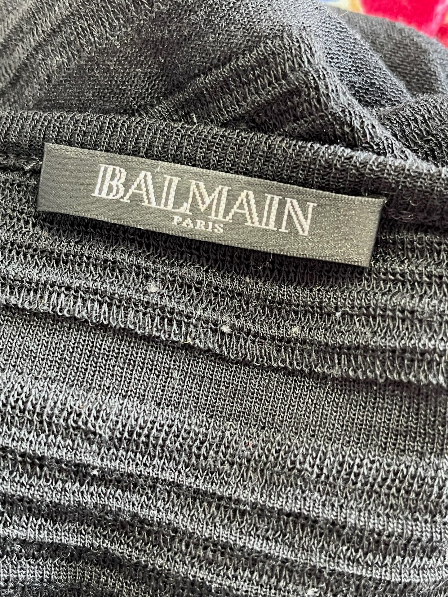 Pull Balmain noir T.38