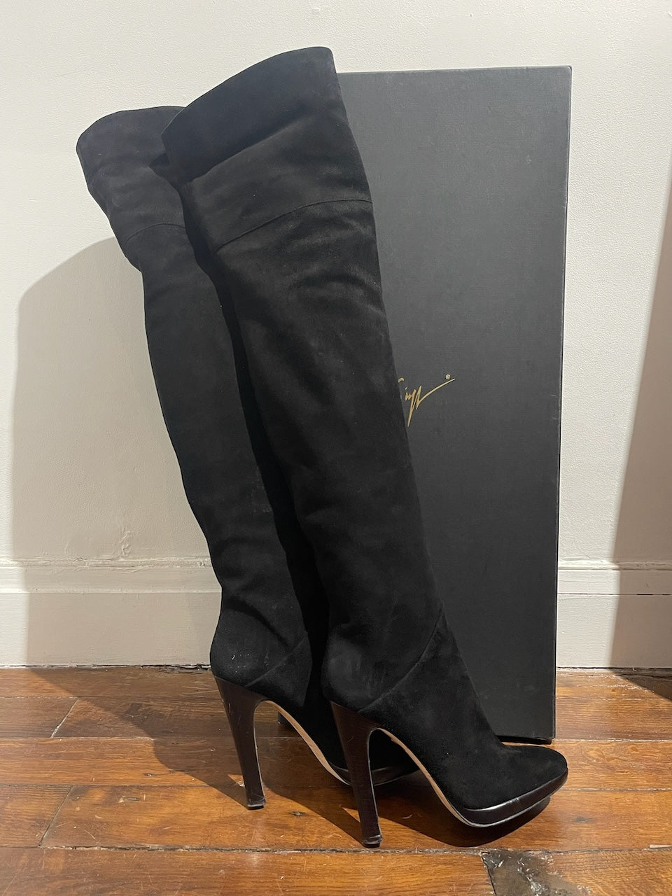 Bottes Giuseppe Zanotti noires T.38