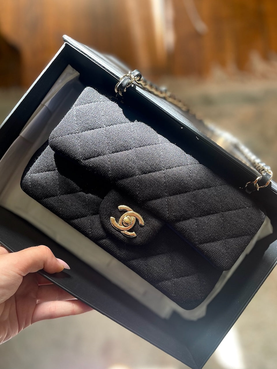 Sac Chanel Timeless mini noir