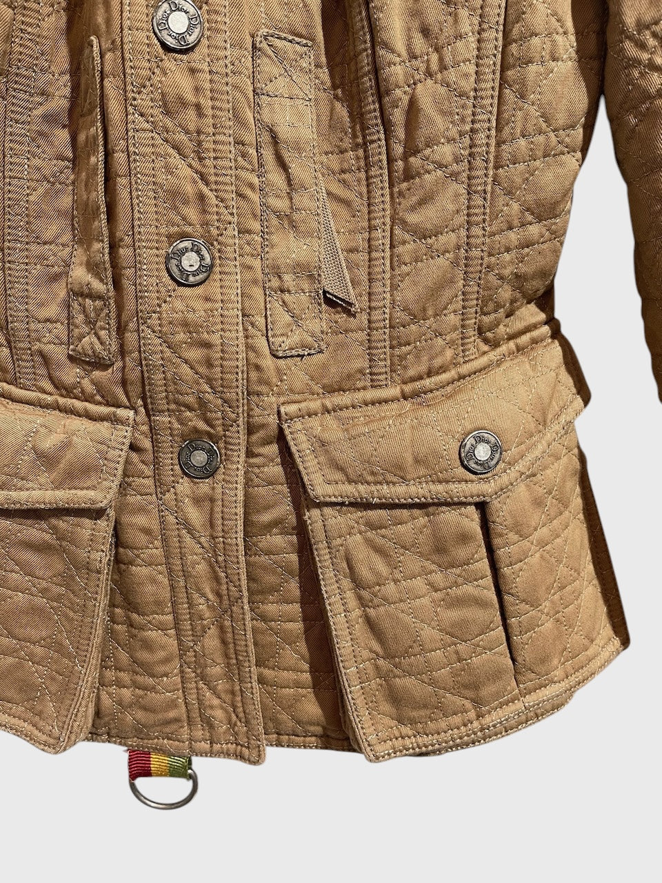 Veste Christian Dior beige Bar T.34