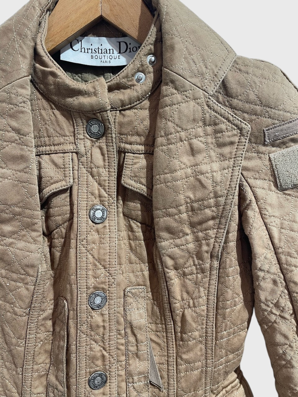 Veste Christian Dior beige Bar T.34