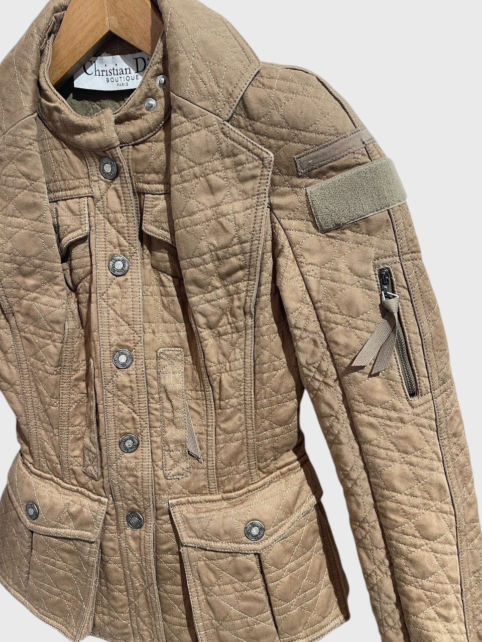 Veste Christian Dior beige Bar T.34
