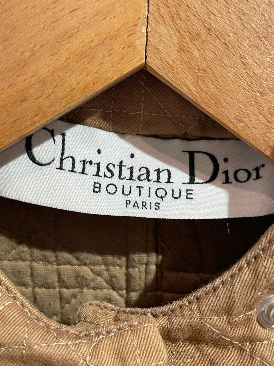Veste Christian Dior beige Bar T.34