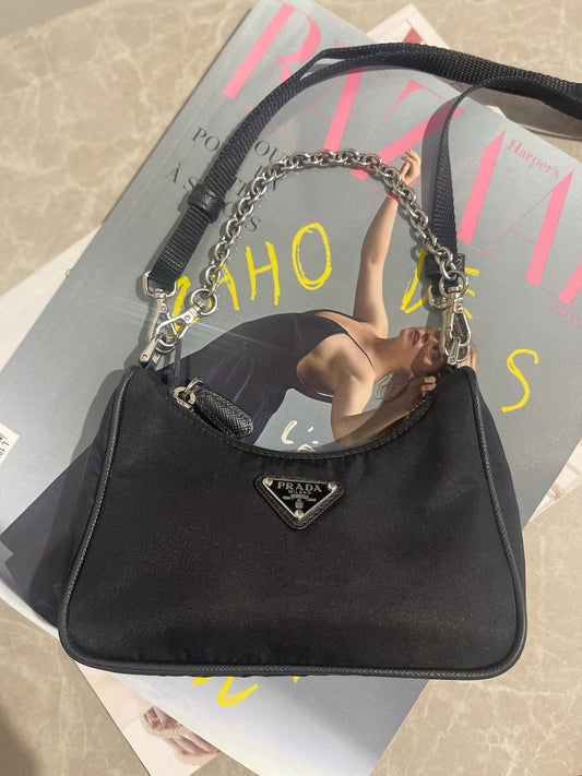 Sac Prada Re-Edition noir