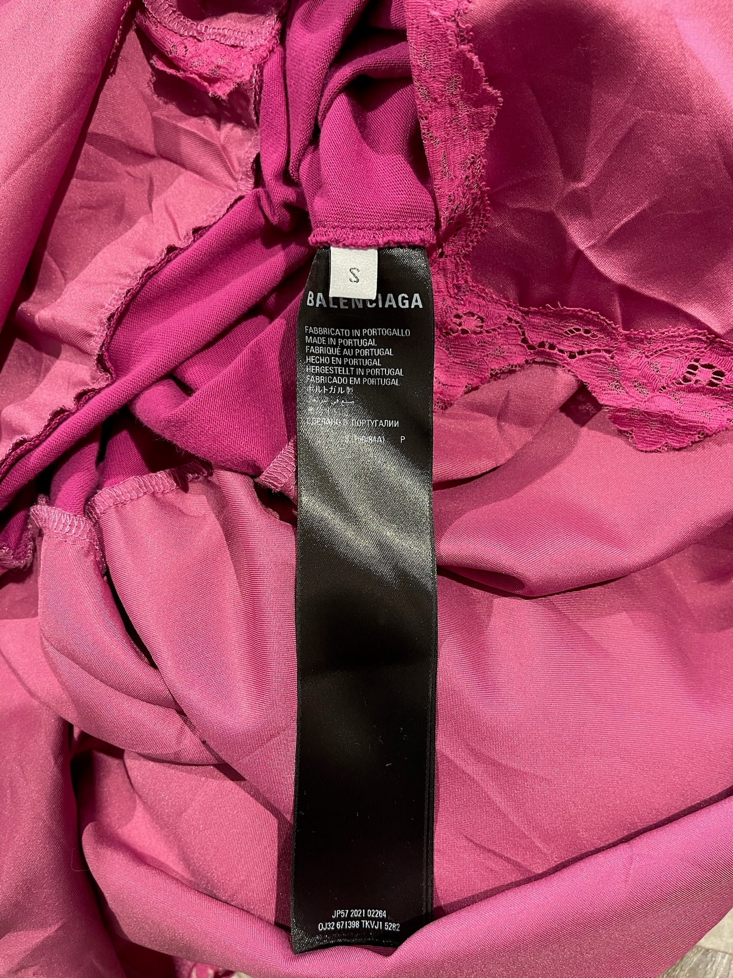 Robe Balenciaga fushia T.S NEUVE