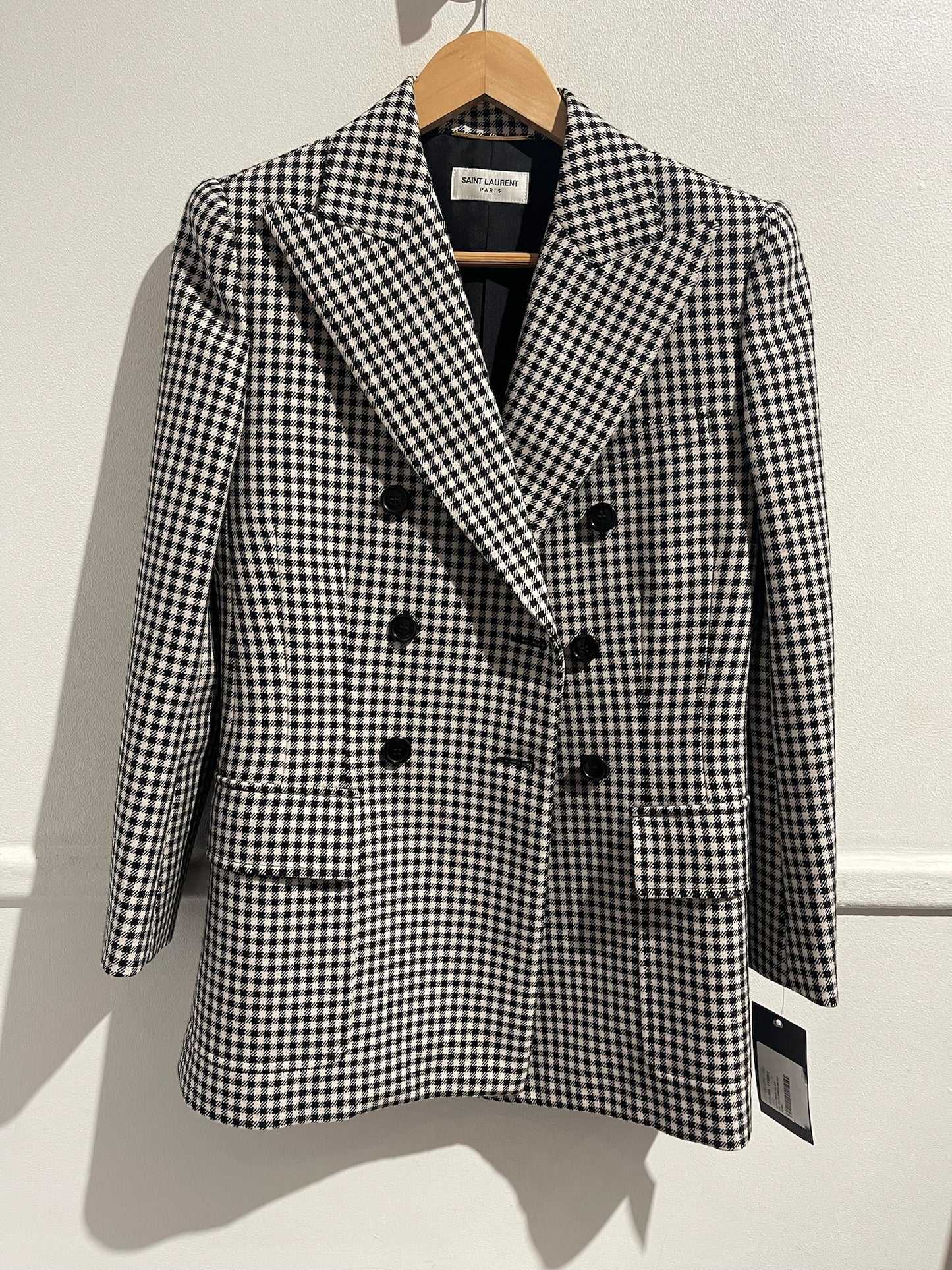 Veste Saint Laurent vichy T.36