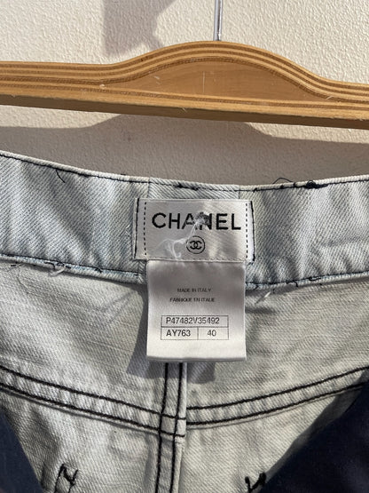 Short Chanel bleu T.40