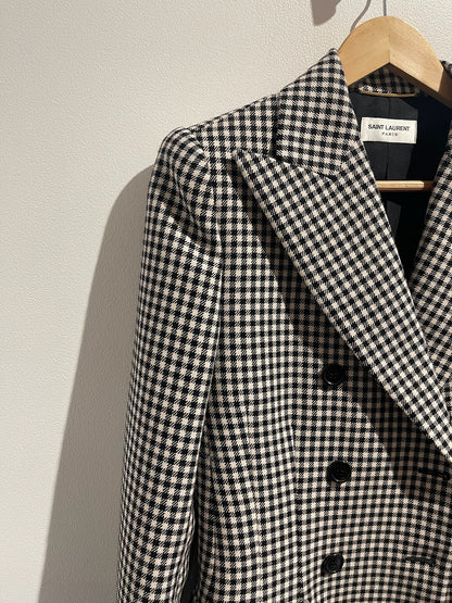 Veste Saint Laurent vichy T.36