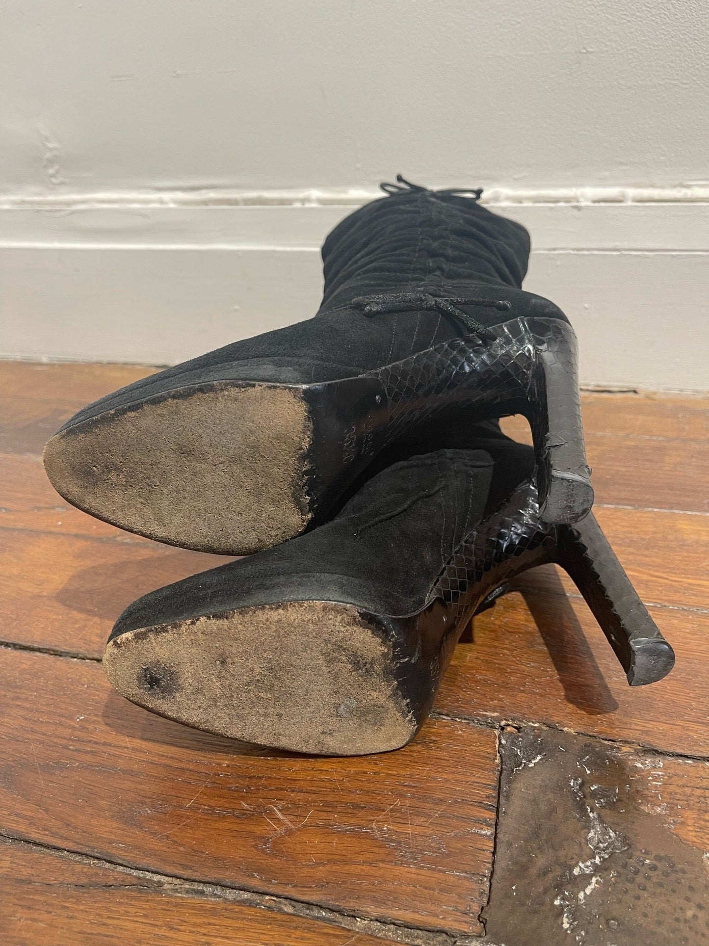 Boots Gucci noires T.35,5