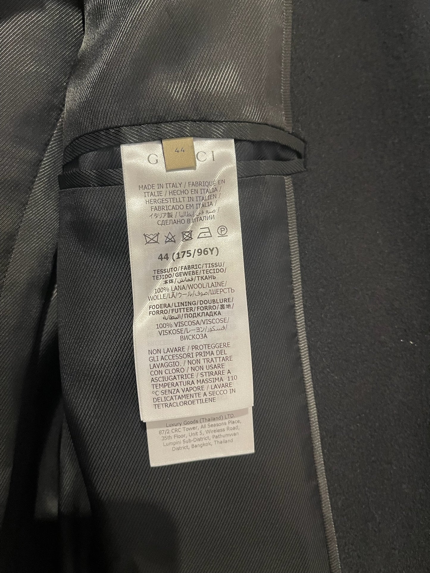 Manteau Gucci noir T.40