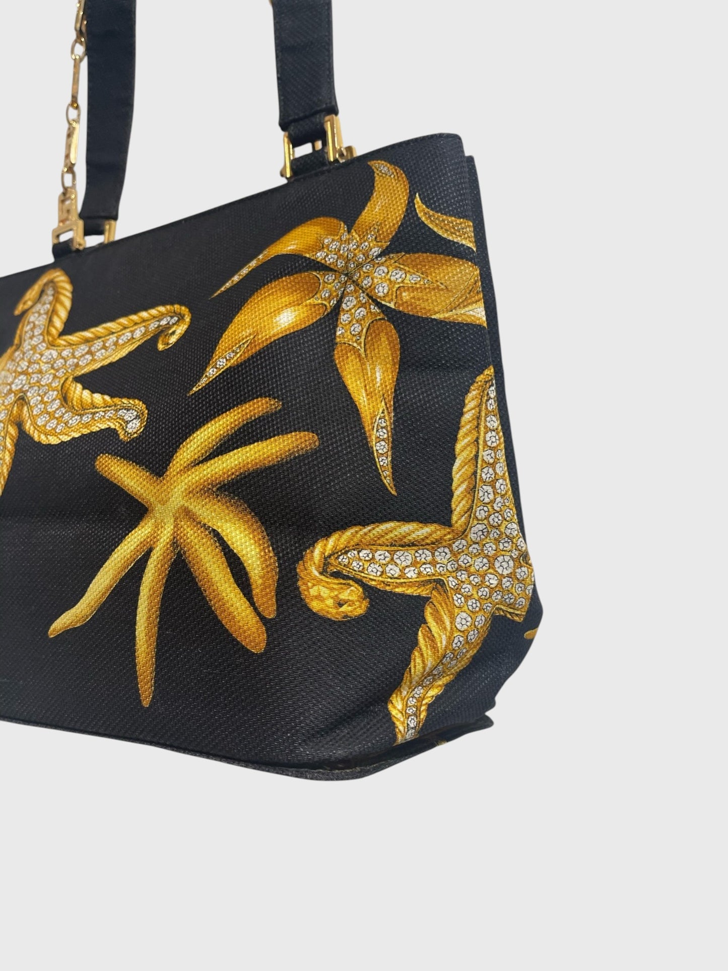 Sac Versace toile noire