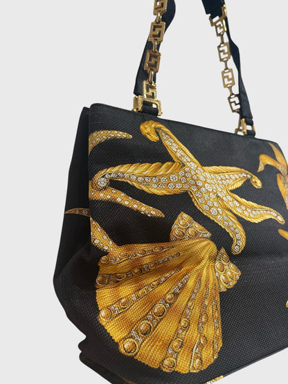 Sac Versace toile noire