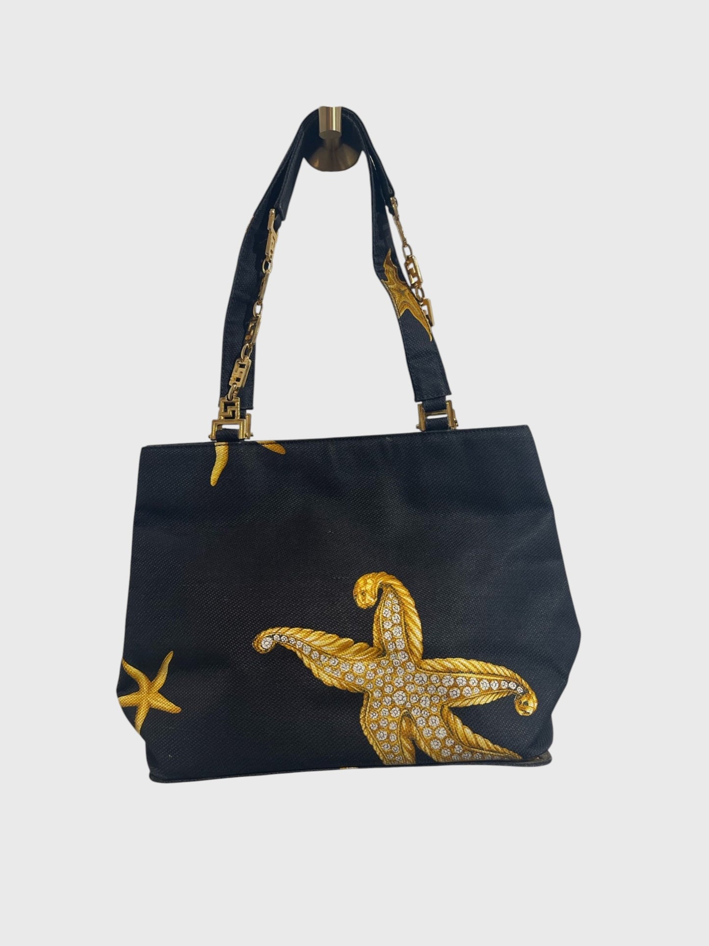 Sac Versace toile noire