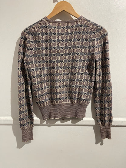 Cardigan Chanel à carreaux T.36