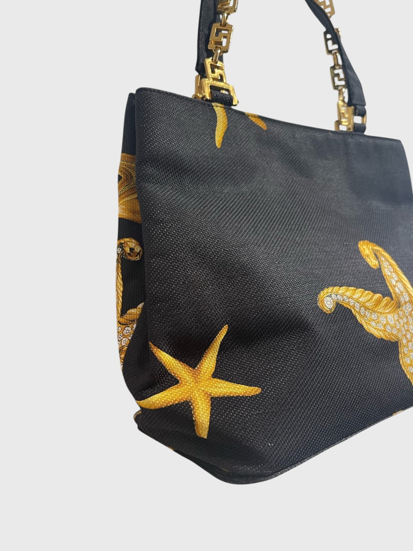 Sac Versace toile noire