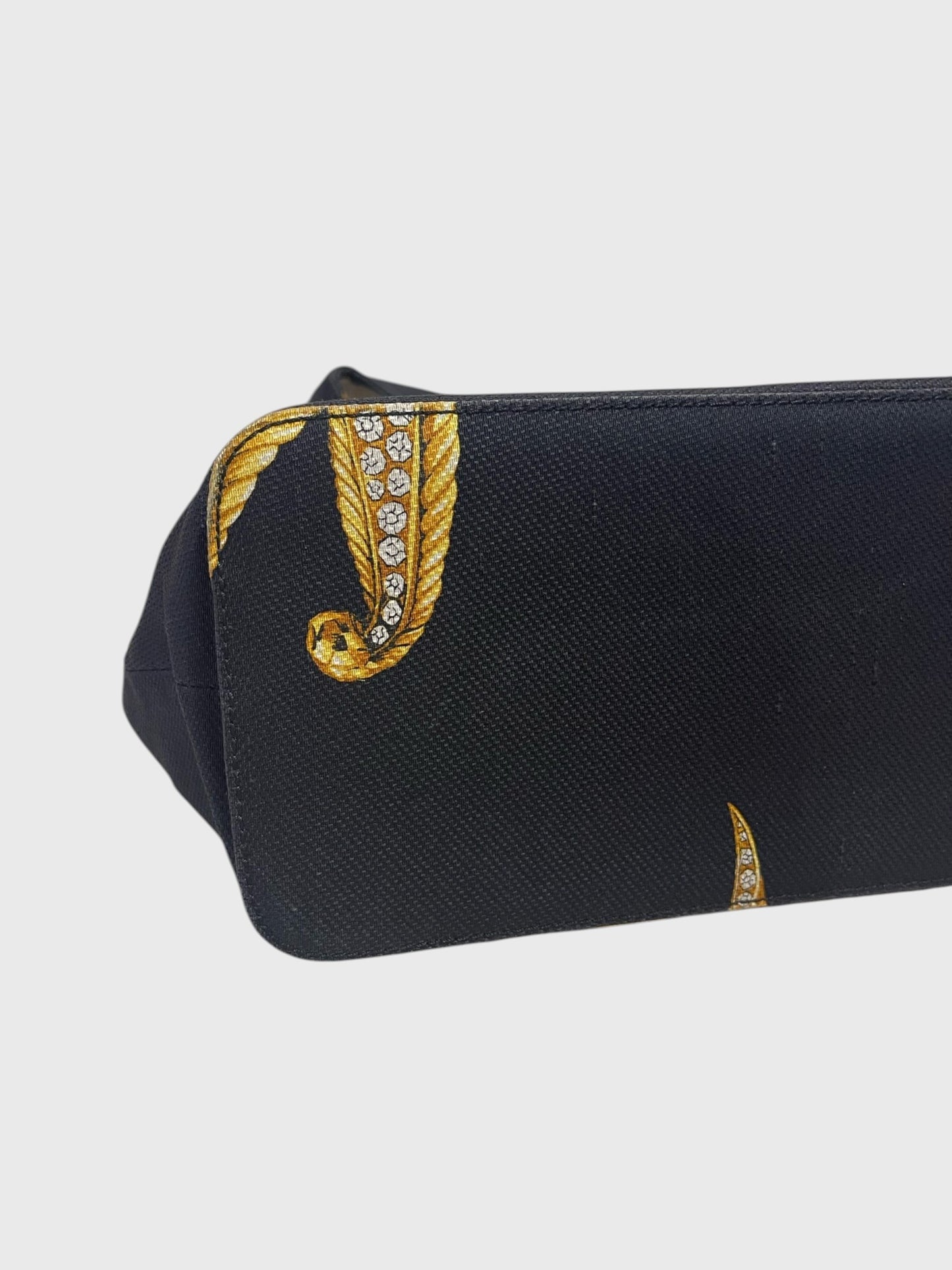 Sac Versace toile noire
