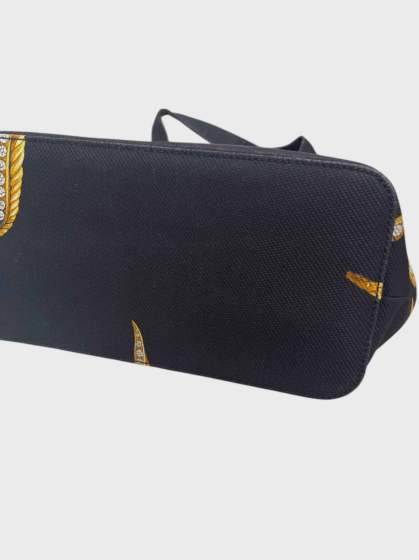 Sac Versace toile noire
