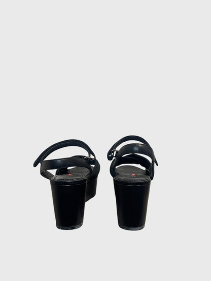 Sandales Prada noires T.36