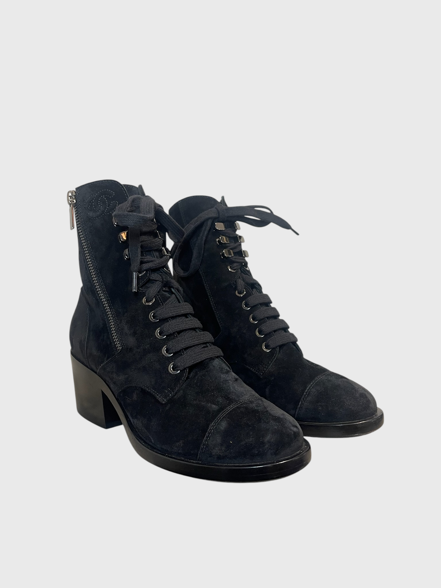 Bottines Chanel noires T.37