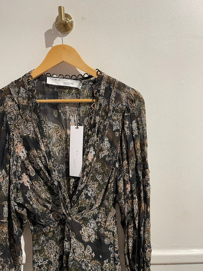 Robe Iro imprimée T.34 NEUVE