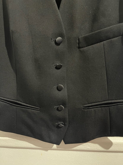 Gilet Yves Saint Laurent noir T.40