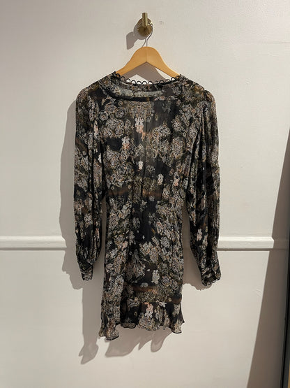 Robe Iro imprimée T.34 NEUVE