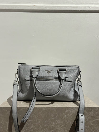 Sac Prada Vitello bleu ciel