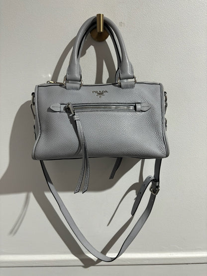 Sac Prada Vitello bleu ciel