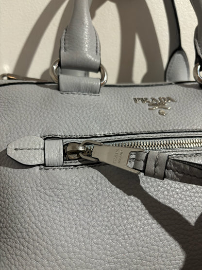 Sac Prada Vitello bleu ciel