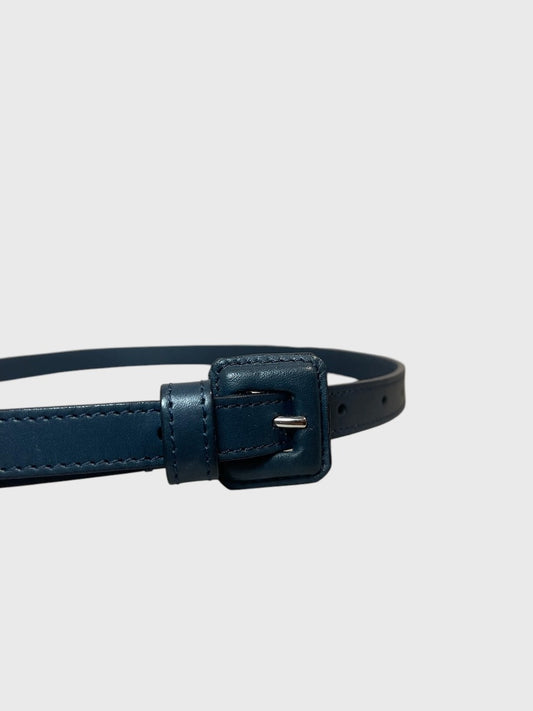 Ceinture Christian Dior bleue T.65