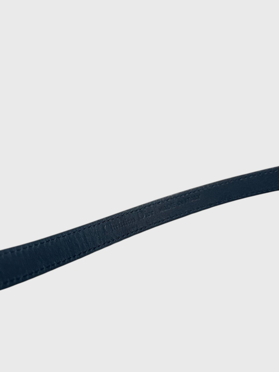 Ceinture Christian Dior bleue T.65