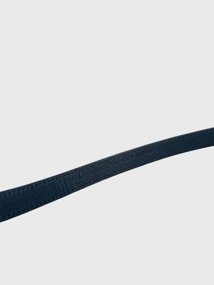 Ceinture Christian Dior bleue T.65