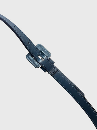 Ceinture Christian Dior bleue T.65