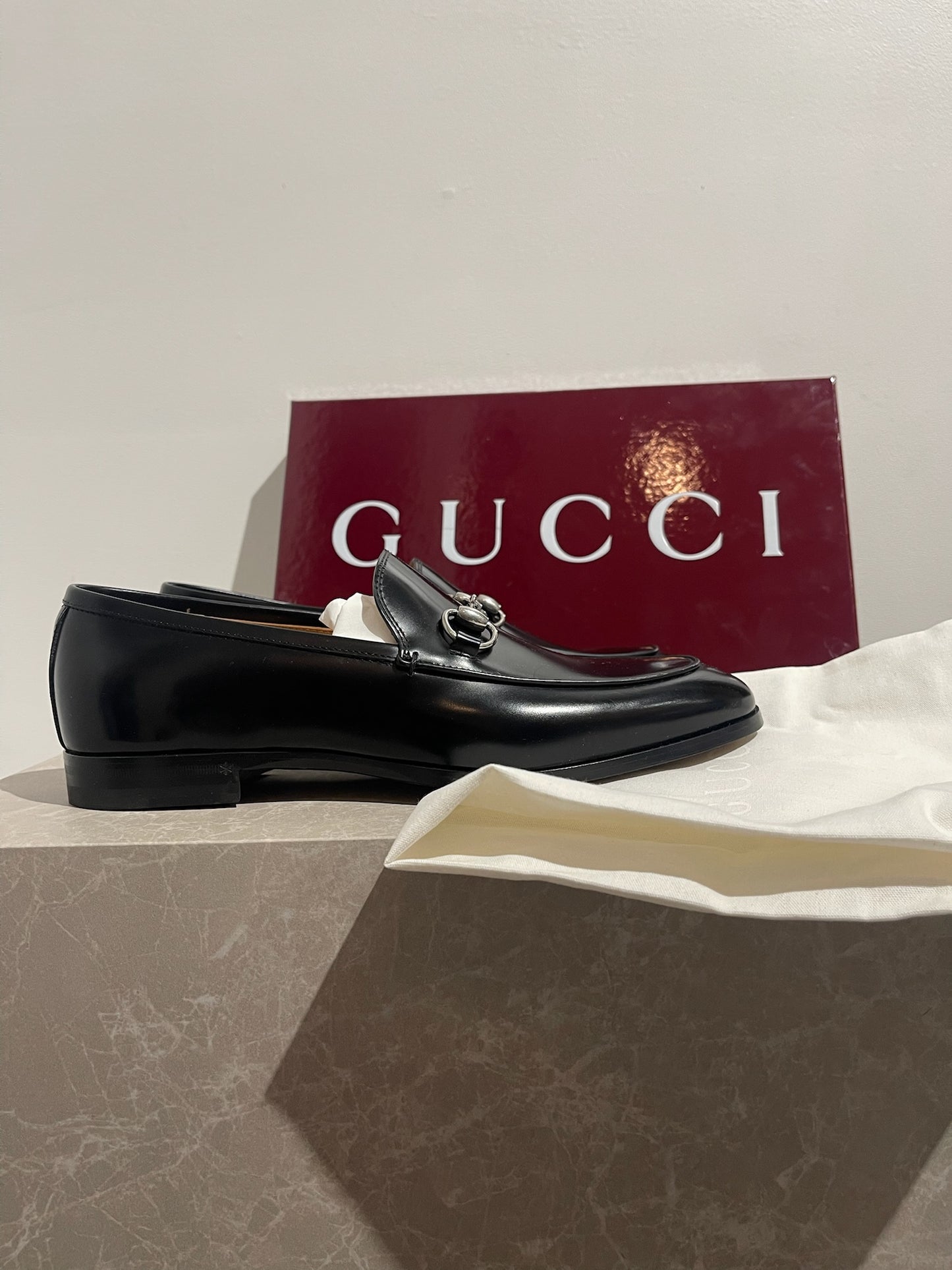 Mocassins Gucci noirs T.40,5