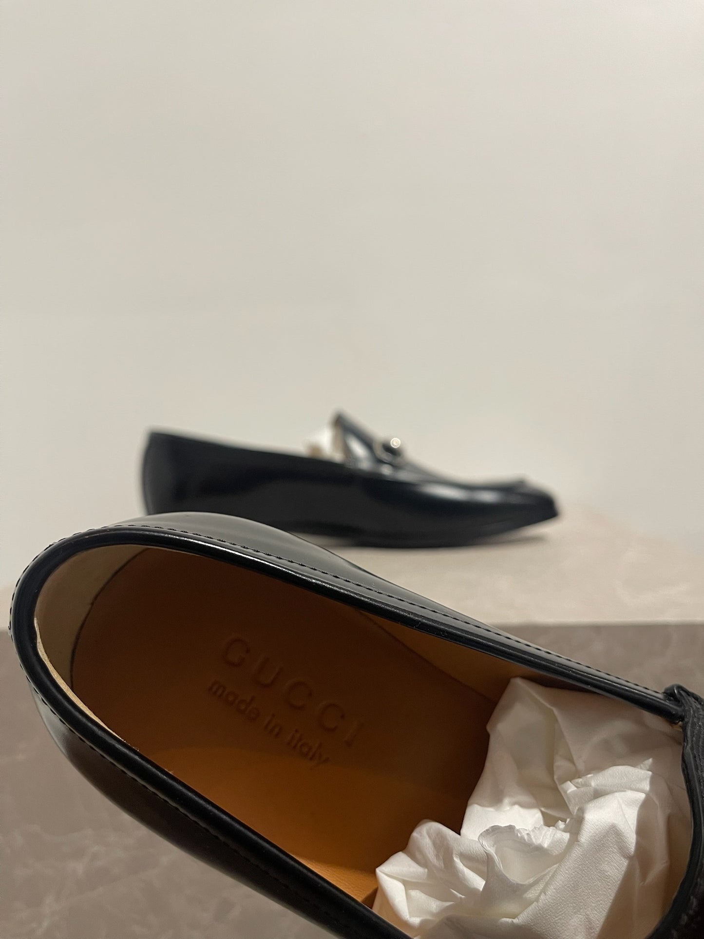 Mocassins Gucci noirs T.40,5
