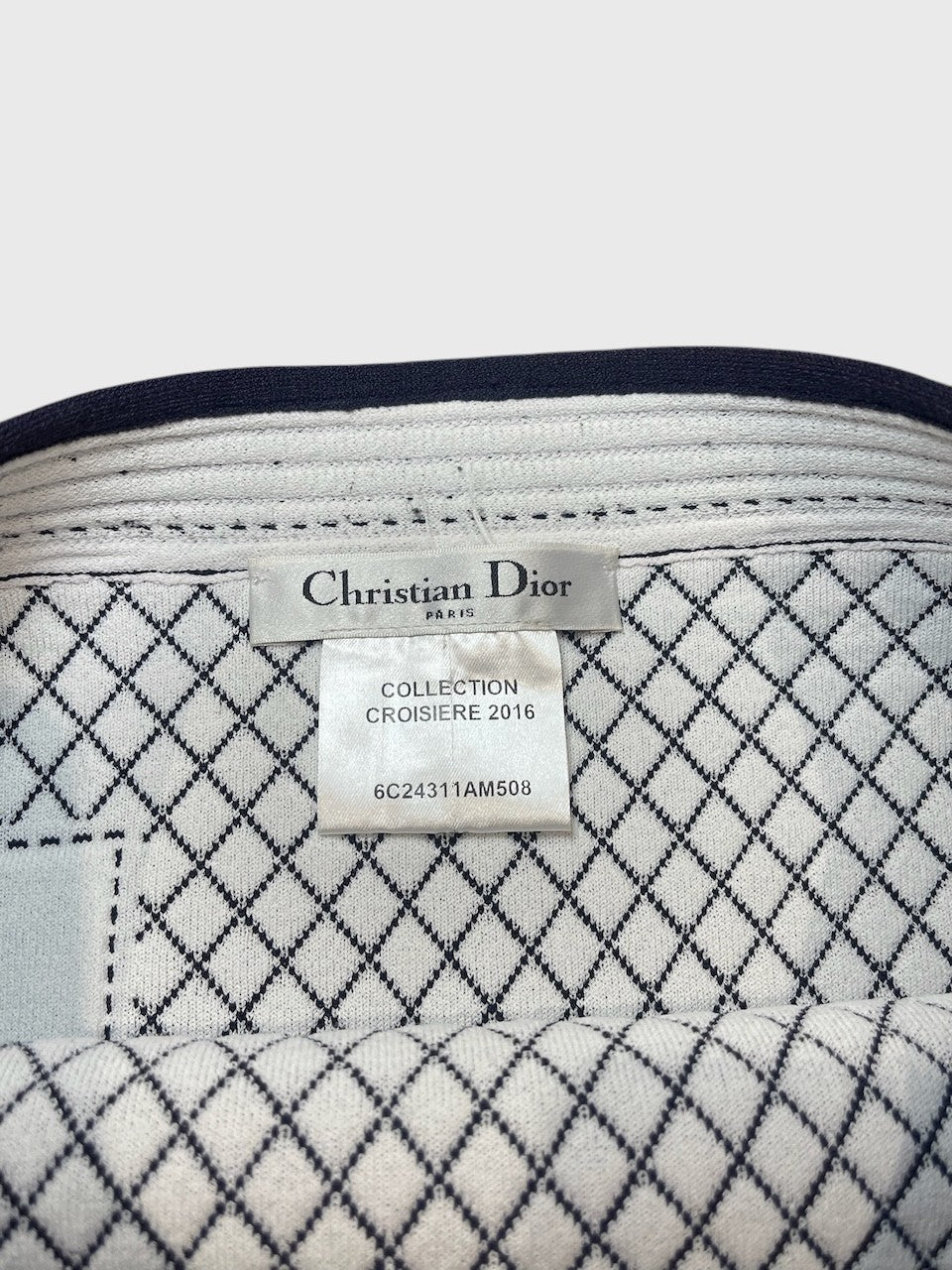 Jupe Christian Dior bleu marine T.XS