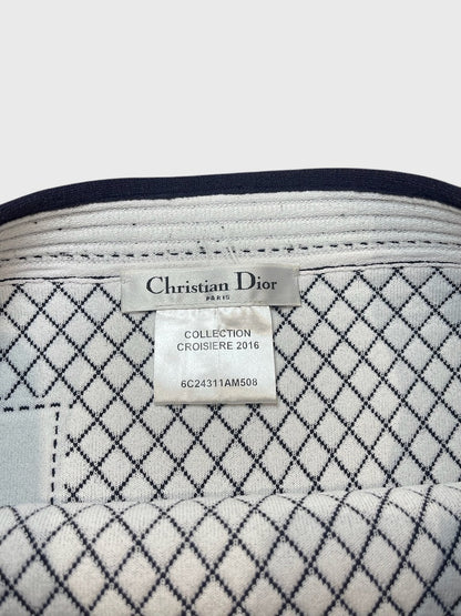 Jupe Christian Dior bleu marine T.XS