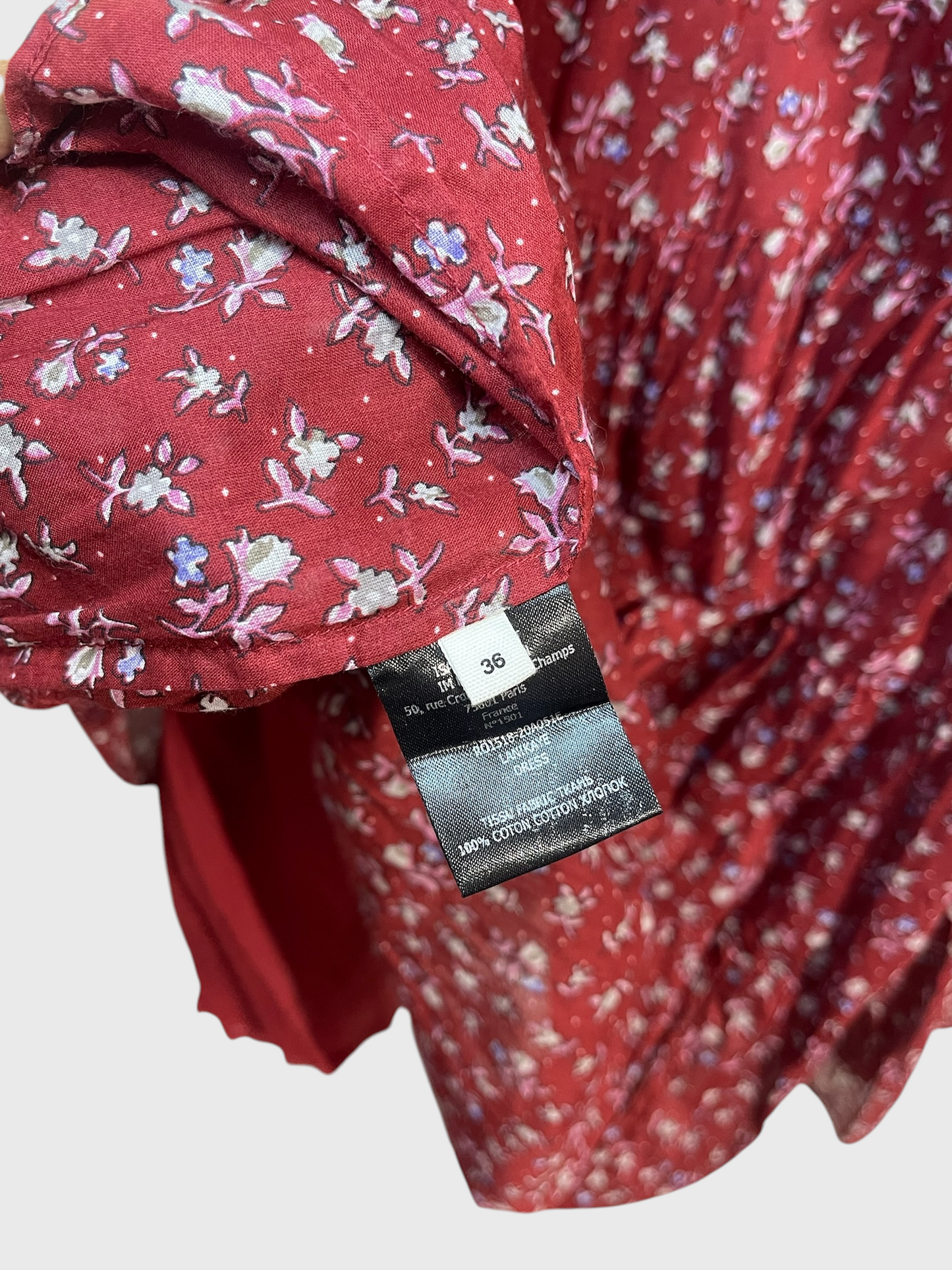 Robe Isabel Marant rouge T.36